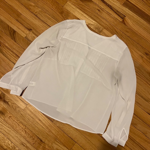 Dana Bachman white flowy mesh top - Picture 7 of 7